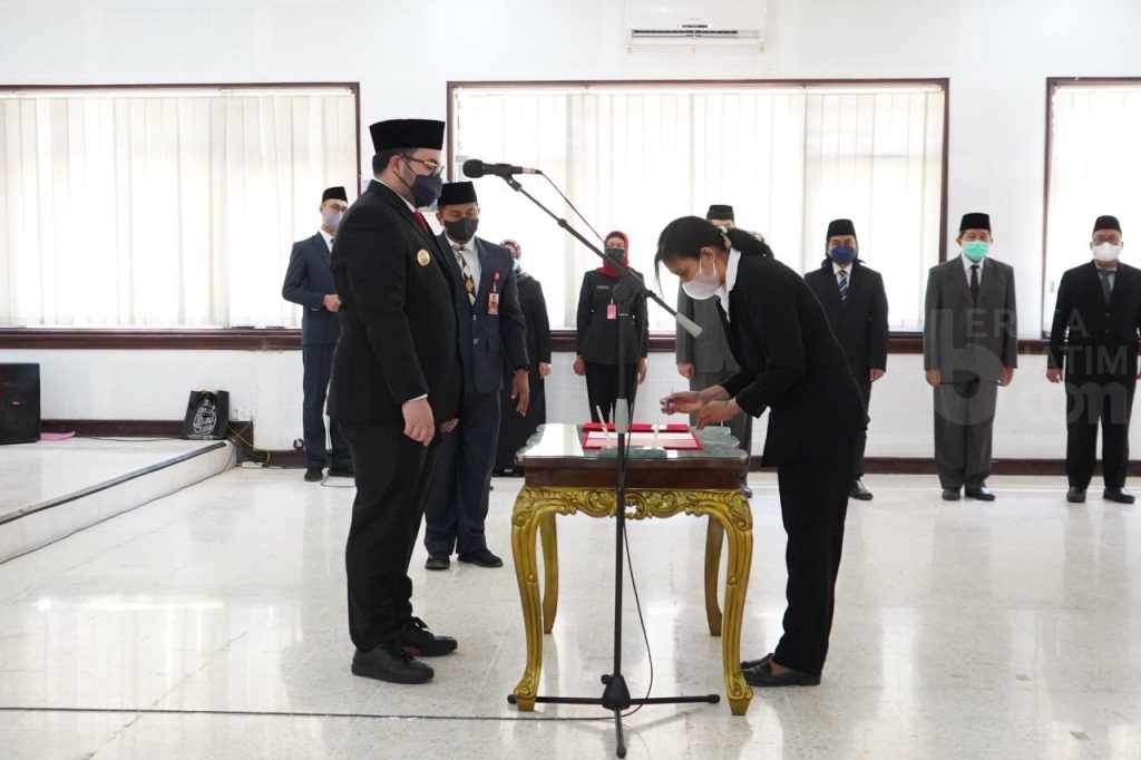 Percepat Pelaksanaan Program, Bupati Kediri Kocok 35 Pejabat