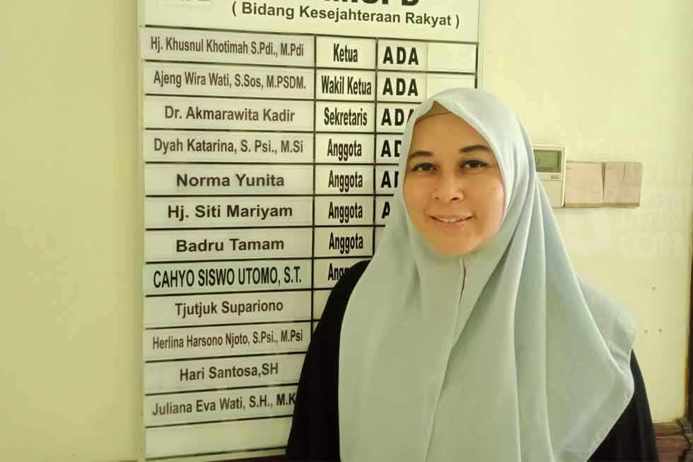 Wakil Ketua Komisi D DPRD Kota Surabaya dari Fraksi Gerindra, Ajeng Wira Wati