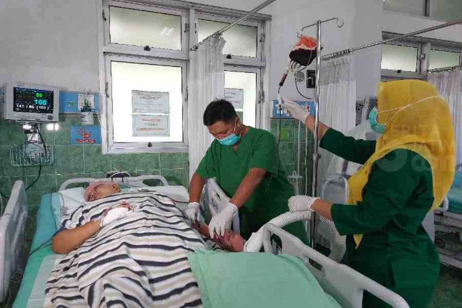 Begini Kondisi Wanita Asal Ngawi yang Dilukai Sajam Oleh Suaminya Sendiri