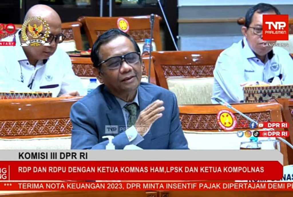 Mahfud MD Sebut Ferdy Sambo Bak Jenderal Bintang Lima