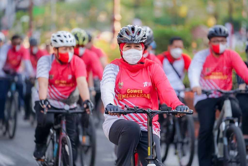 5 Ribu Pecinta Sepeda Ikuti Gowes Kemerdekaan se-Madiun Raya
