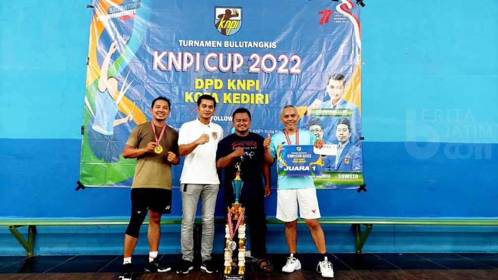 Pemuda LDII Juara 1 Turnamen Bulu Tangkis KNPI Kota Kediri