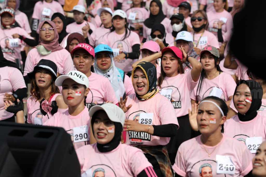 Ribuan Perempuan Milenial Jatim Dukung Ganjar Presiden 2024