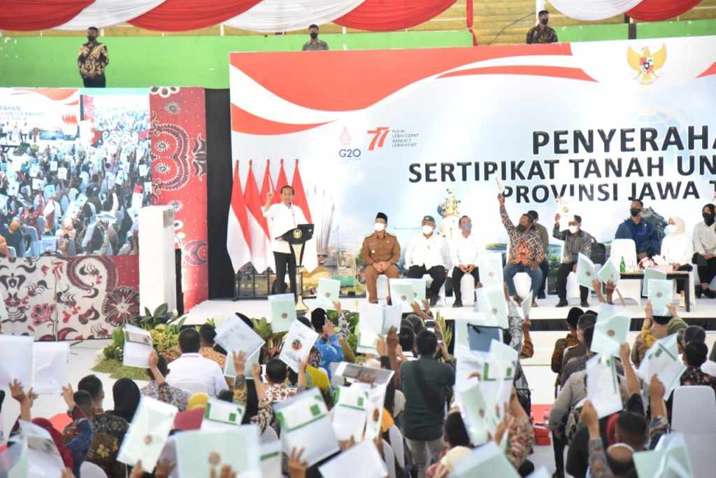 Awal Tahun 2023, Sidoarjo Jadi Kabupaten PTSL Lengkap
