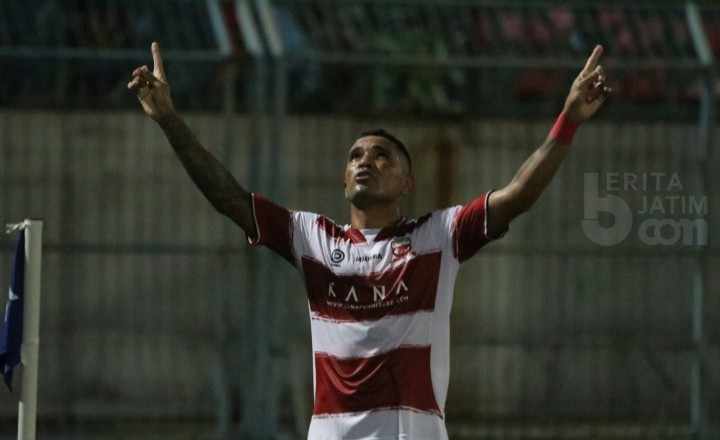 Beto Goncalves Amankan Poin Madura United dari Persikabo