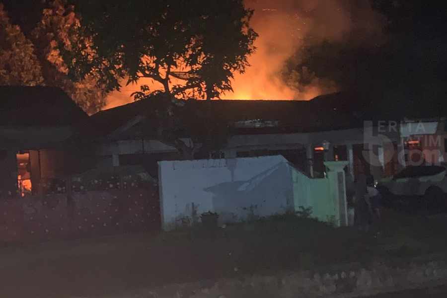 Rumah di Sumenep Terbakar Hebat, Tak Ada Korban Jiwa