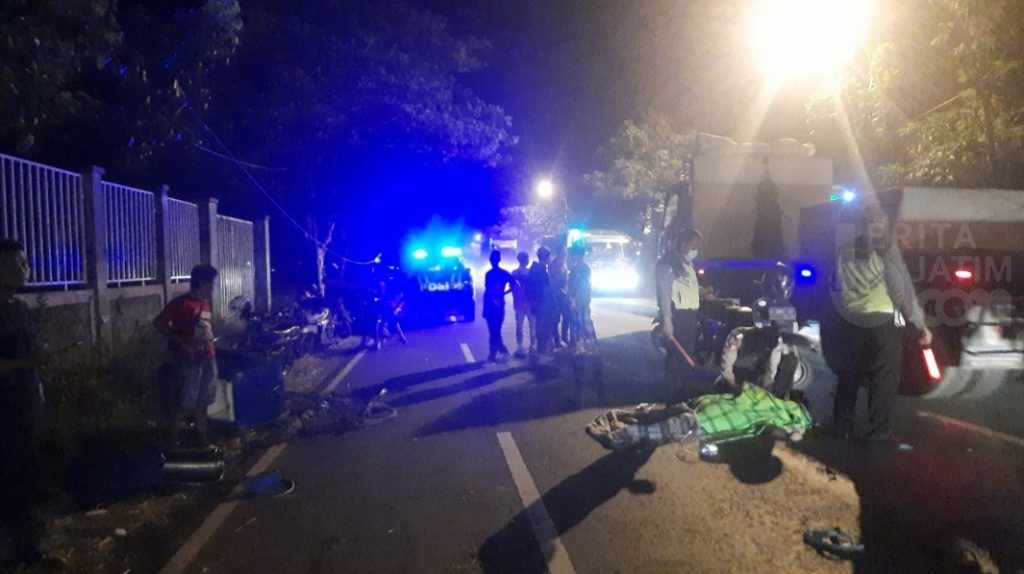 Ibu Muda Tabrak Gerobak Es Puter di Jalur Pantura Tuban, Meninggal