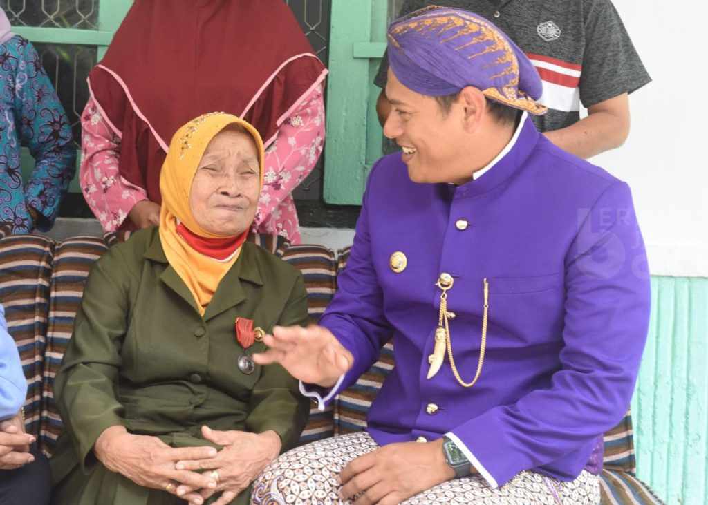 HUT ke-77 RI, Wali Kota Kediri Kunjungi Janda Perintis Kemerdekaan