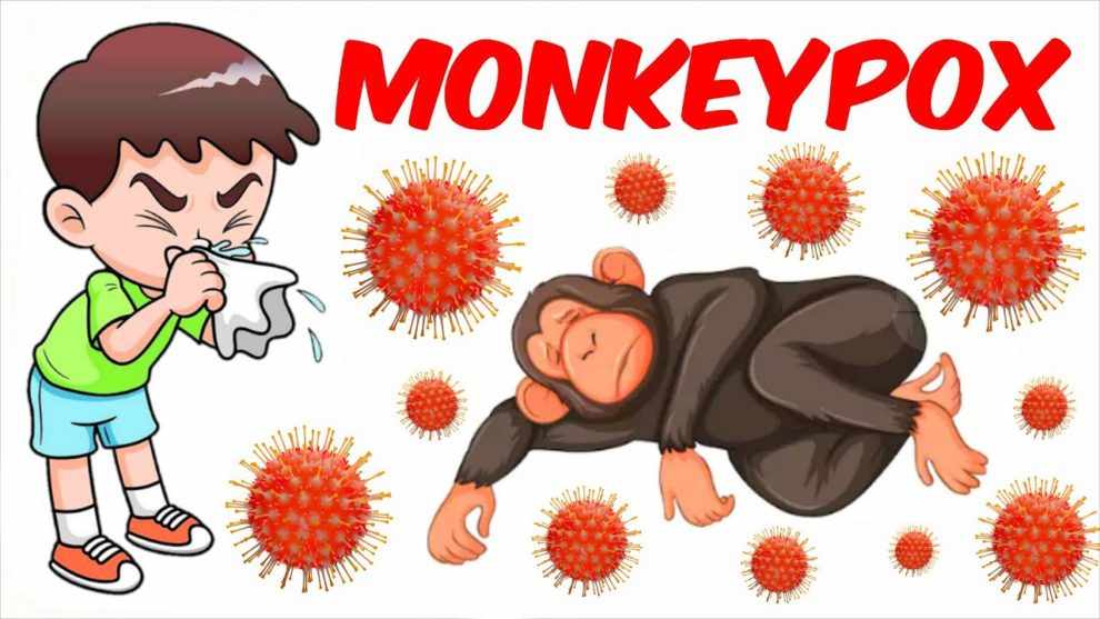 Ilustrasi virus monkey pox