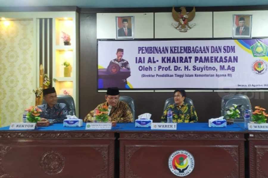 Kunjungi IAI Al-Khairat Pamekasan, Dirdikti Islam Kemenag: Dosen Merupakan Jiwa Kampus