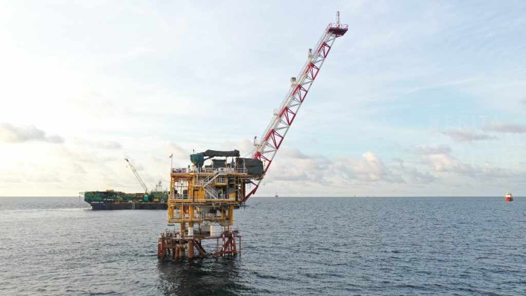 Pertamina Hulu Mahakam Sukses Alirkan Gas Perdana Anjungan WPN-4