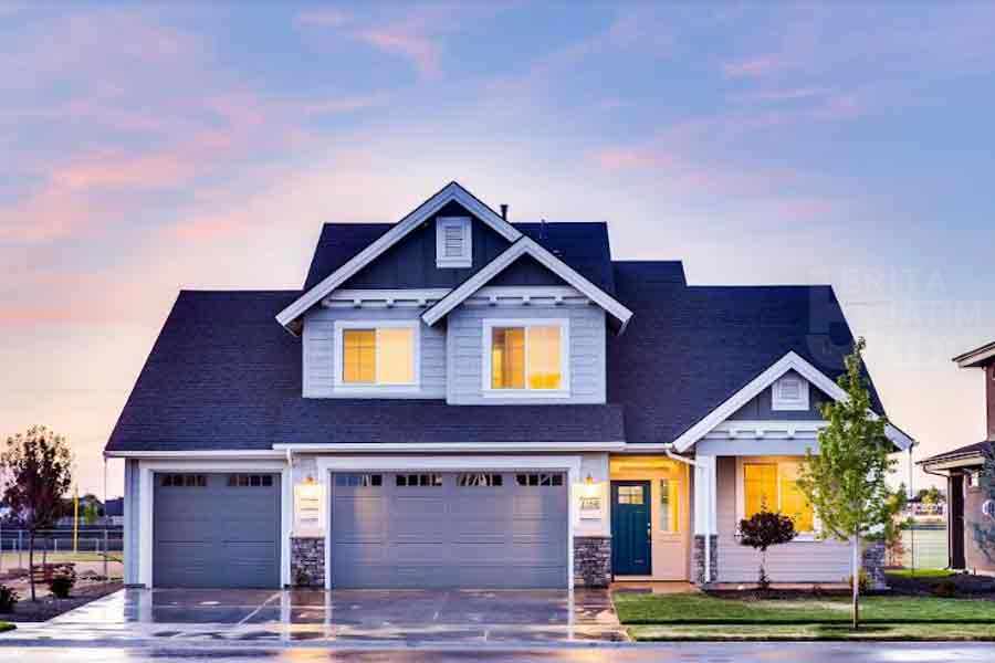Ilustrasi rumah hunian yang estetis dan terjangkau. (Pixabay)