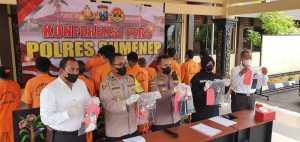 Polres Sumenep Bekuk 13 Tersangka Kasus Narkoba
