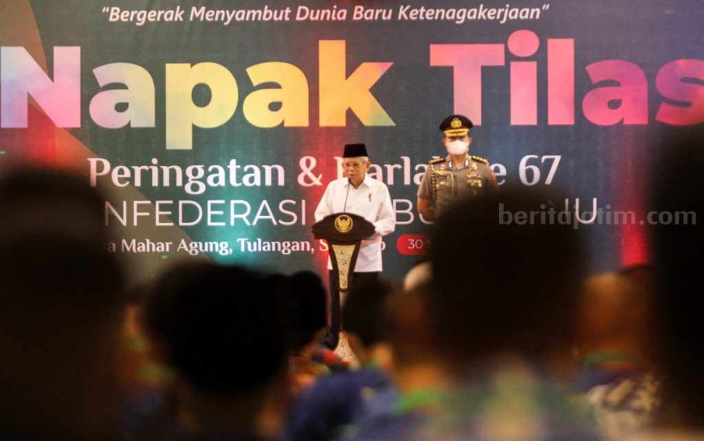 Napak Tilas Harlas Sarbumusi di Sidoarjo, Wapres Minta Masyarakat Manfaatkan Lahan Tidur Halau Krisis Pangan