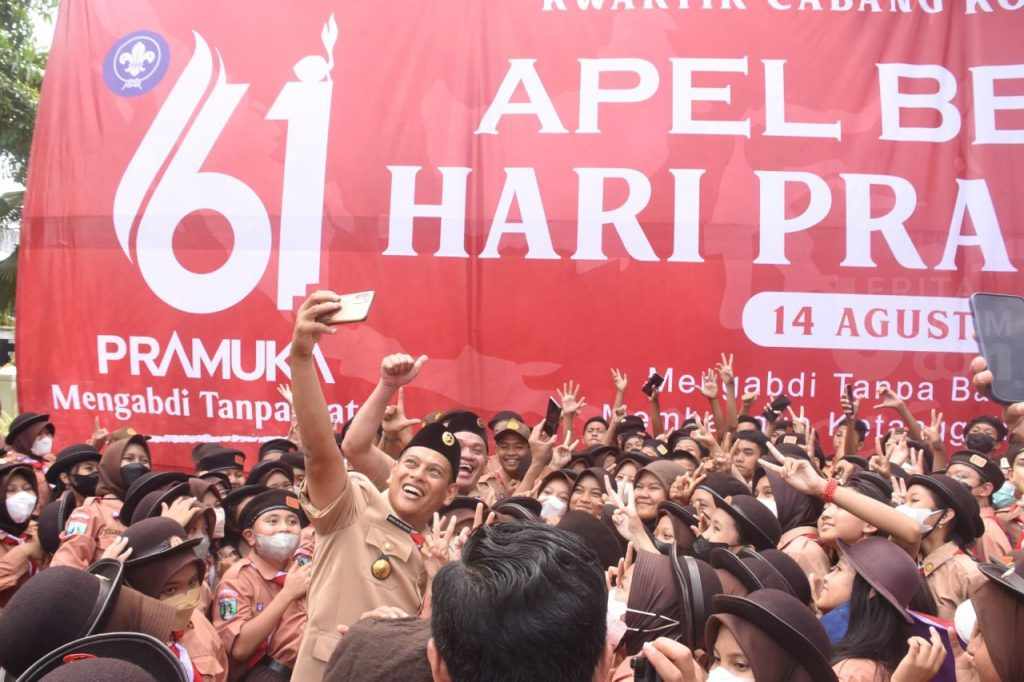 Apel Besar Peringatan Hari Pramuka ke-61, Wali Kota Kediri: Pramuka Sudah Mengikuti Perkembangan Zaman