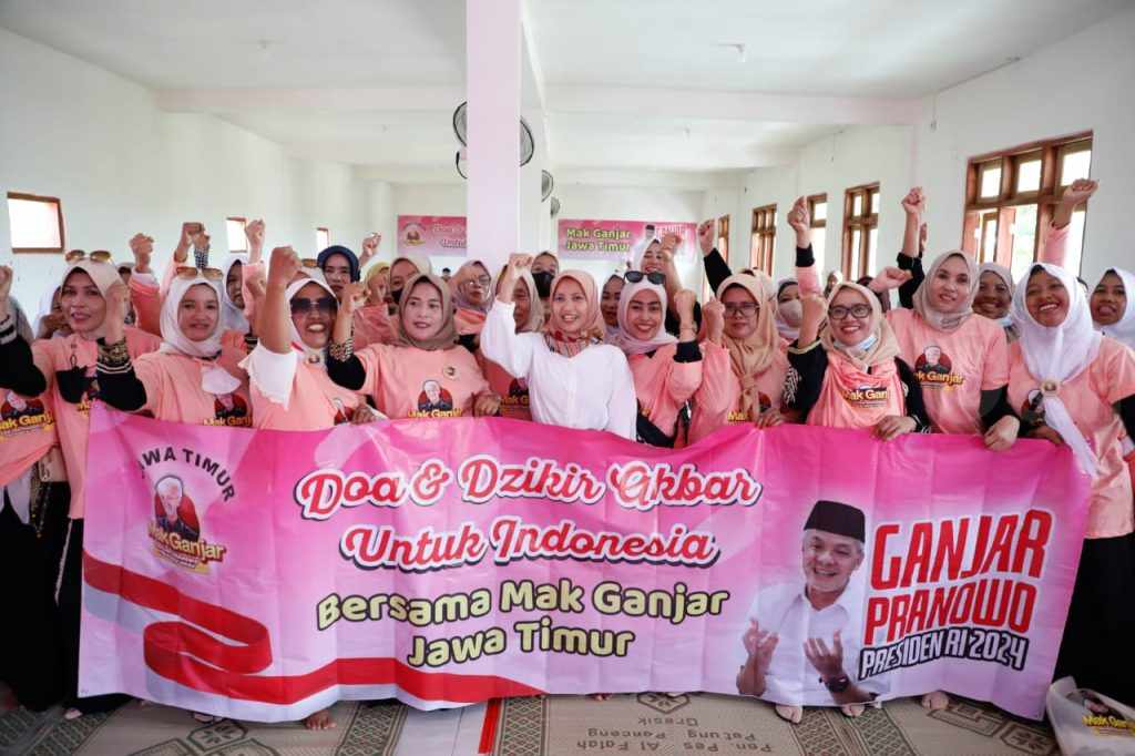 Emak-emak Jatim Dukung Ganjar: Dia Paling Peka Isu Ibu-ibu