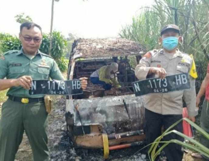 Hilang Dicuri, Mobil Milik Warga Turen Malang Ditemukan Terbakar