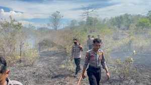 Hutan Kota Sumenep Milik Perhutani, Terbakar