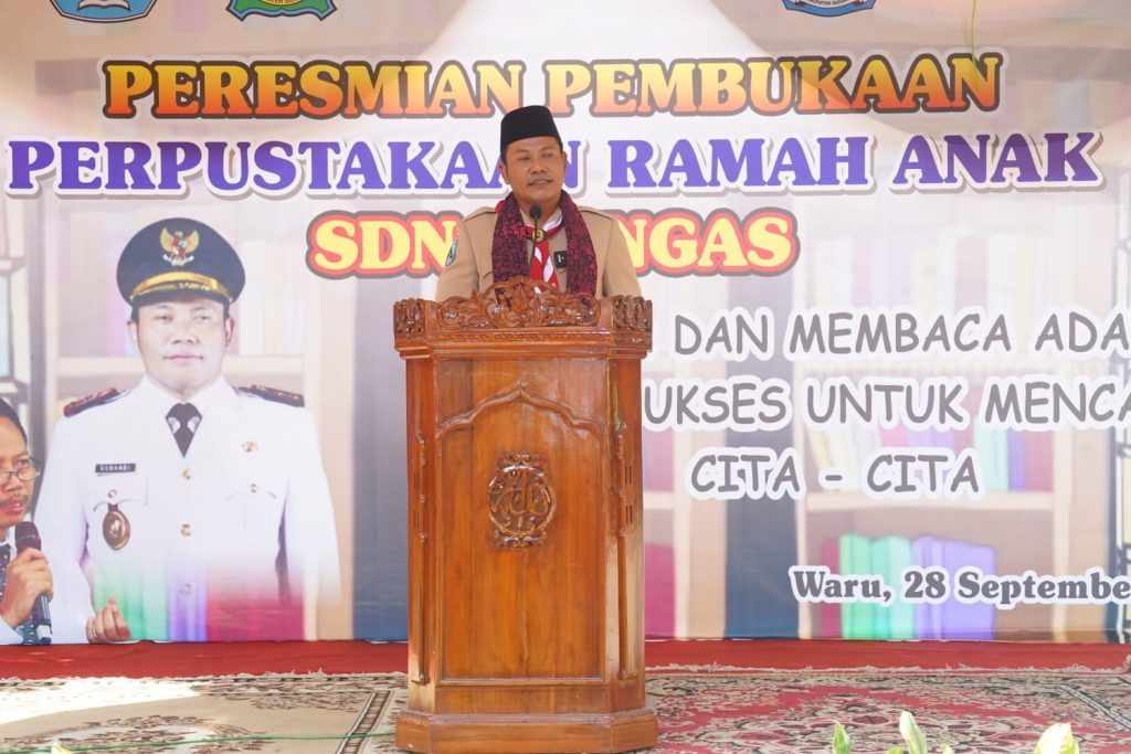Wabup Sidoarjo Resmikan Perpustakaan Ramah Anak ‘Ceria’ SDN Ngingas Waru