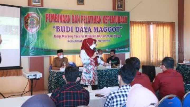 50 Kartar Desa di Mojokerto Ikuti Pelatihan ‘Budidaya Maggot’