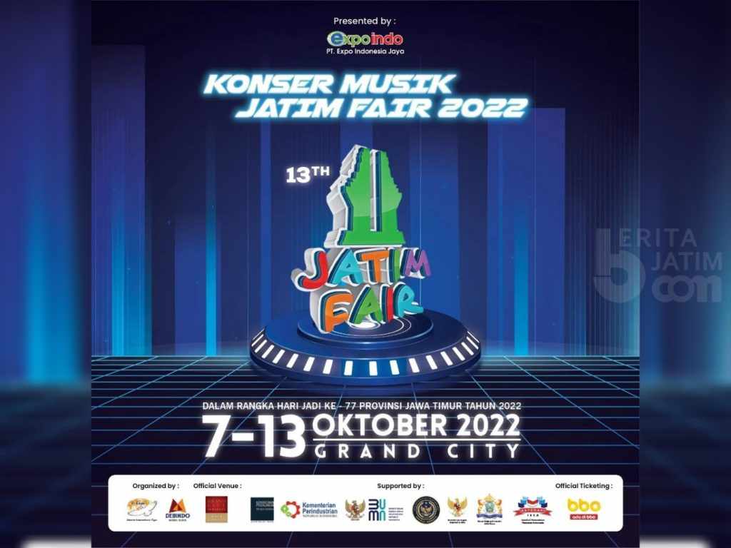 Comeback! Konser Musik Jatim Fair 2022 Hadirkan Para Musisi Papan Atas