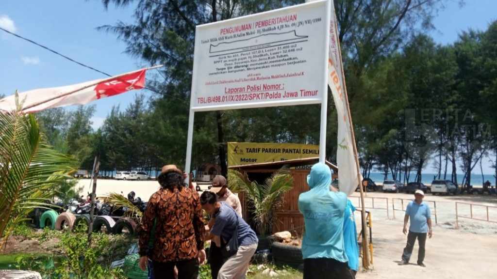 Buntut Sengketa Tanah di Pantai Semilir Tuban, Pemdes Dilaporkan Polisi