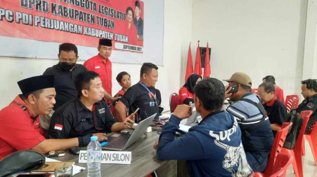 Persiapan Pemilu 2024, PDIP Tuban Lakukan Penjaringan Bacaleg DPRD