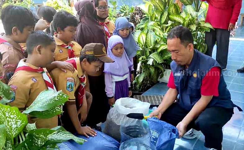 DKPP Kota Kediri Bangun Ketahanan Pangan di Sekolah melalui Urban Farming