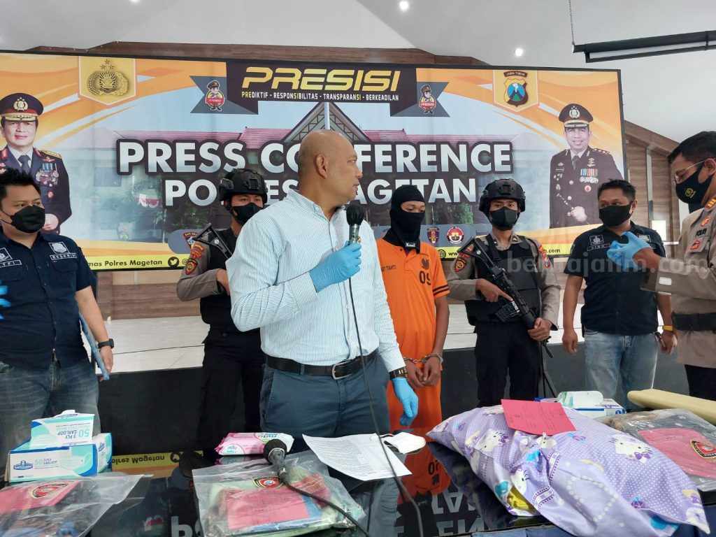 Pemuda Madiun Cekik, Curi Uang, dan Pelorotkan CD Wanita Difabel di Magetan