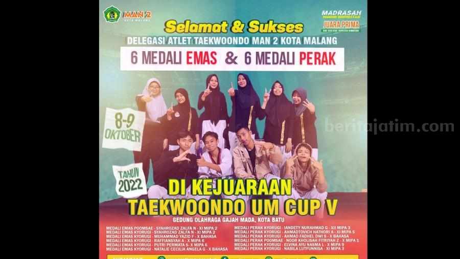 Siswa MAN 2 Kota Malang Kebanjiran Prestasi