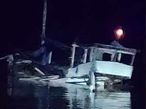 Kapal Motor Meledak di Pelabuhan Bintaro Sumenep