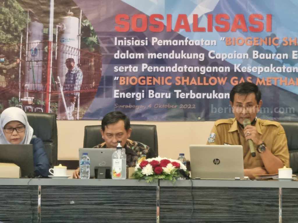 ESDM Jatim Sosialisasikan Pemanfaatan Biogenic Shallow Gas Methane