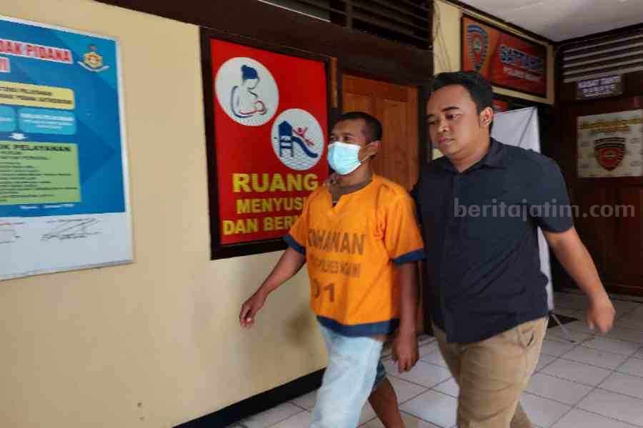 Polres Ngawi Tangkap Pelaku Pencurian Kabel Telkom, Ngaku Sudah 4 Kali Mencuri