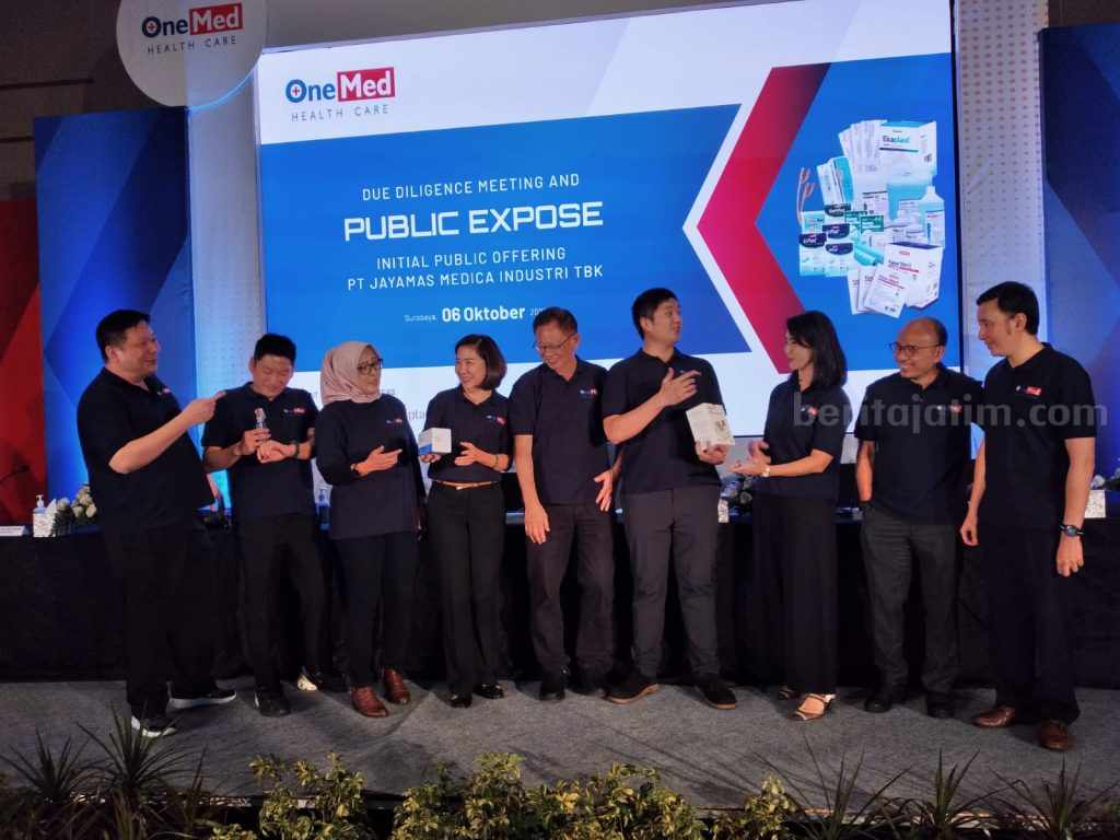 Lepas 15% Saham ke Publik, Jayamas Medica Industri (OneMed) Targetkan Dana Segar Rp 1,2 Triliun