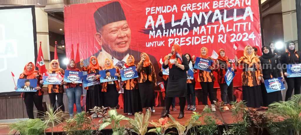 Emak-emak di Gresik Deklarasi Dukung Lanyalla Capres 2024