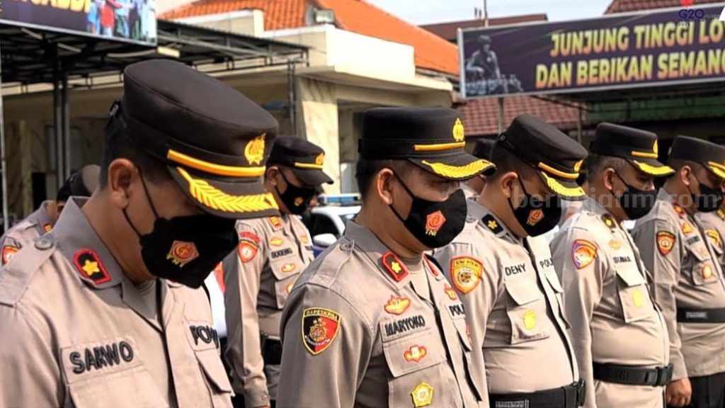 Apel Gelar Pasukan Operasi Zebra Semeru 2022, Kapolresta Mojokerto Ajak Anggota Do’a Bersama