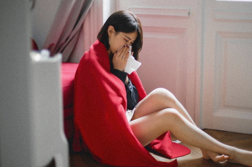 Musim Pancaroba, Ini 5 Tips Cegah Batuk dan Influenza Ilustrasi seseorang yang alami hidung tersumbatalias flu atau pilek. (Pexels)