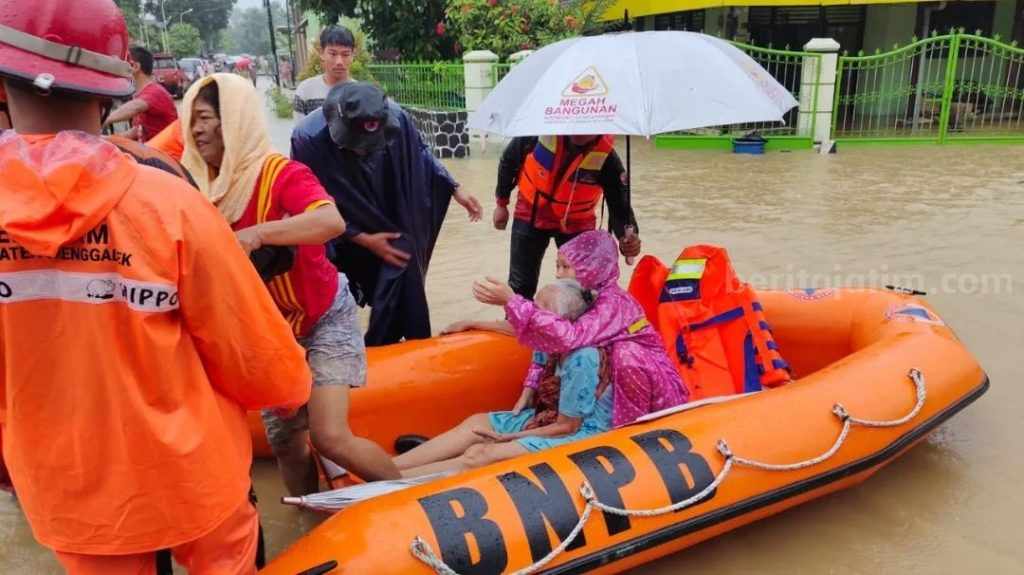 Berikut Data Titik Banjir Trenggalek, Ketinggian Air dan Jumlah Korban Terdampak