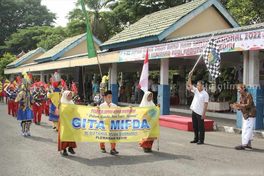 Bupati Kediri Mas Dhito Dukung Penuh Rangkaian Hari Santri Nasional 2022