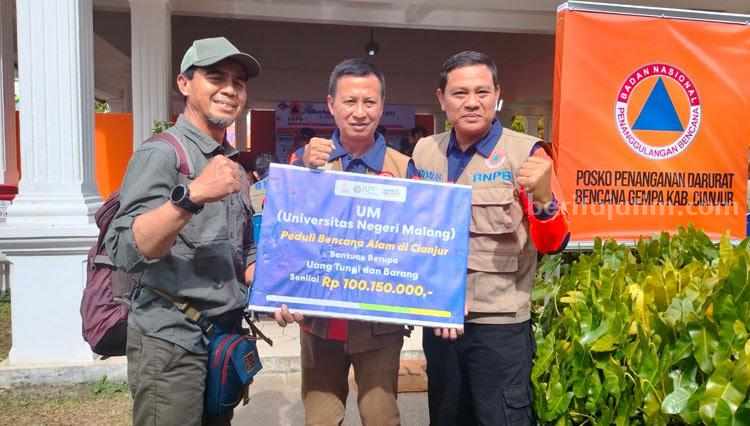 UM Kirimkan Relawan dan Bantuan ke Lokasi Gempa Cianjur