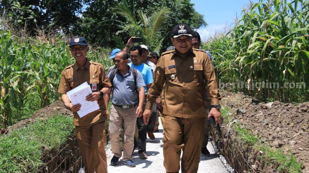 Pemkab Jember Bangun 15 Jaringan Irigasi Tersier dan 7 Jalan Usaha Tani