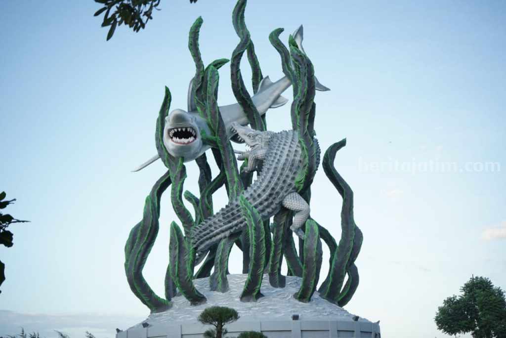Potret patung Surabaya