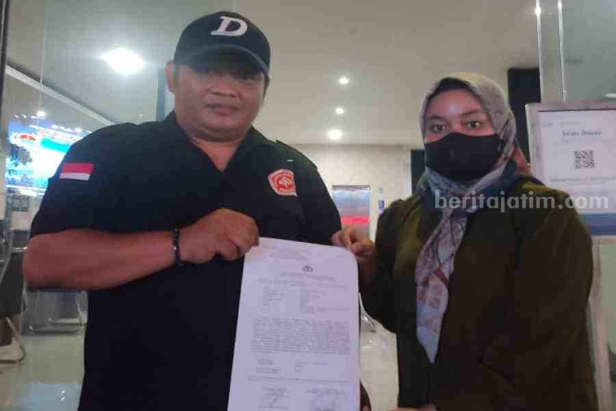 DJ Cantik Tessa Morena Adukan Warga Ngraho Bojonegoro ke Polrestabes Surabaya