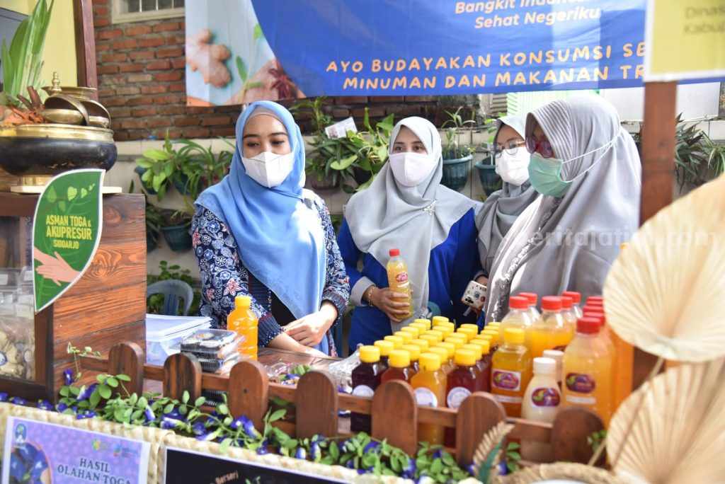 Ning Sasha Ajak Masyarakat Sidoarjo Kembali Manfaatkan Tanaman Obat Keluarga