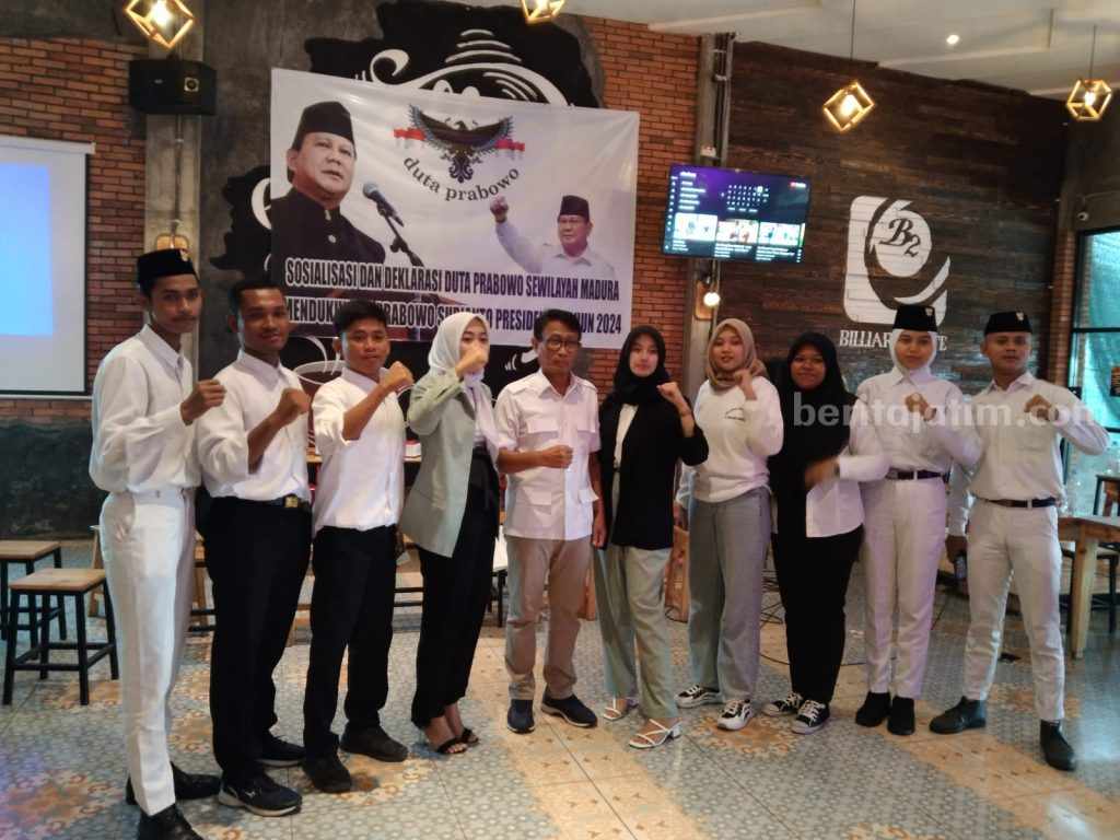 Kaum Milenial se-Madura Dukung Prabowo Subianto Capres