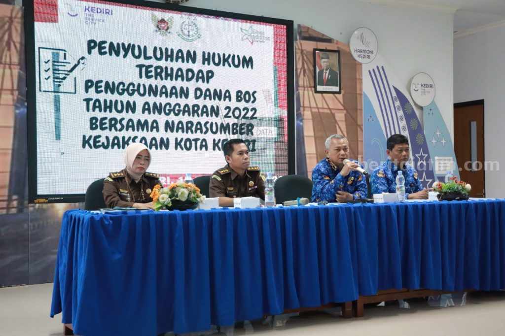 Cegah Penyimpangan Penggunaan Dana BOS, Pemkot Kediri Gandeng Kejaksaan Untuk Beri Penyuluhan Hukum