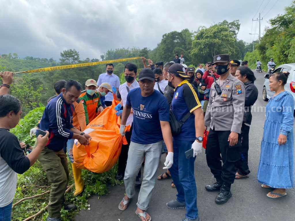 Identitas Mayat di Bibir Jurang Kawasan Sendi-Pacet Mojokerto Belum Terungkap