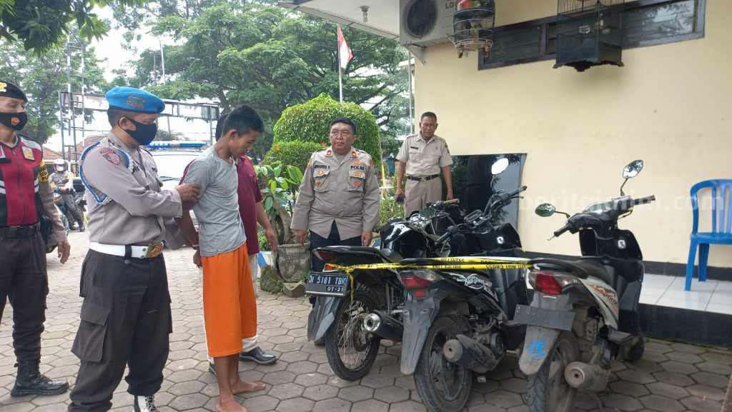 Polsek Purwosari Pasuruan Bekuk Pelaku Curanmor 14 TKP