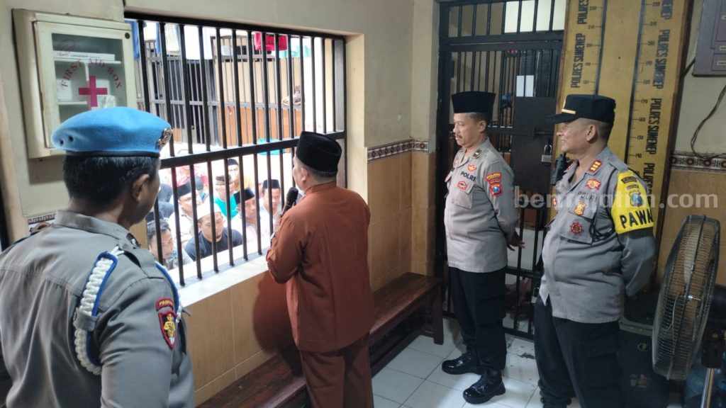 Polres Inisiasi Pembinaan Rohani Para Napi di Rutan Sumenep