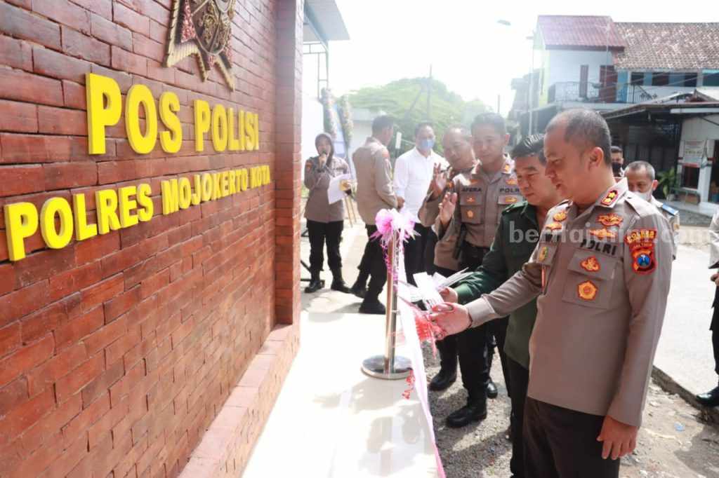 Pos Polisi di Mojokerto Dibangun Ala Majapahitan